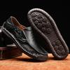 Plus Size Men Loafers Split Leather Shoes Men Casual Shoes Comfortable Quality Men Flats Moccasins Men Shoes