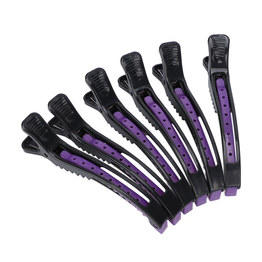 6 PCS Lightweight Sectioning Hair Clip Non Slip Salon Hair Clip Professional Hair Clip Salon Use