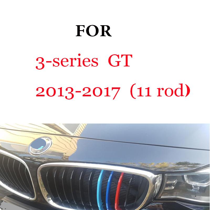 3Pcs Front Grille Trim Strips For BMW Series 1 2 3 4 5 6 7 8 X1 X2 X3 X4 X5 X6 X7 Z4 E46 E90 F30 E60 E81 F20 F45 F36 F10 F48 F25 FZ7