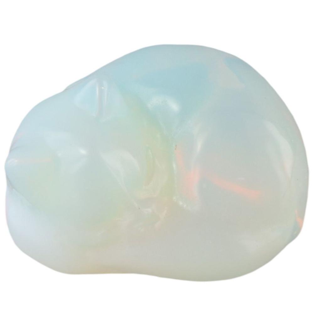 Статуэтка Кристалл Спящий Кот Полудрагоценный Камень Ручная Резьба Фигурка Котенка Статуэтка Котенка Дом