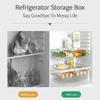 Прозрачный органайзер для холодильника, ящик для хранения фруктов и яиц в холодильнике, ящик для холодильника под полкой, кухонный органайзер для свежести