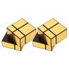 2 шт. магический куб второго порядка золотое зеркало головоломка обучающие развивающие игрушки для детей и взрослых