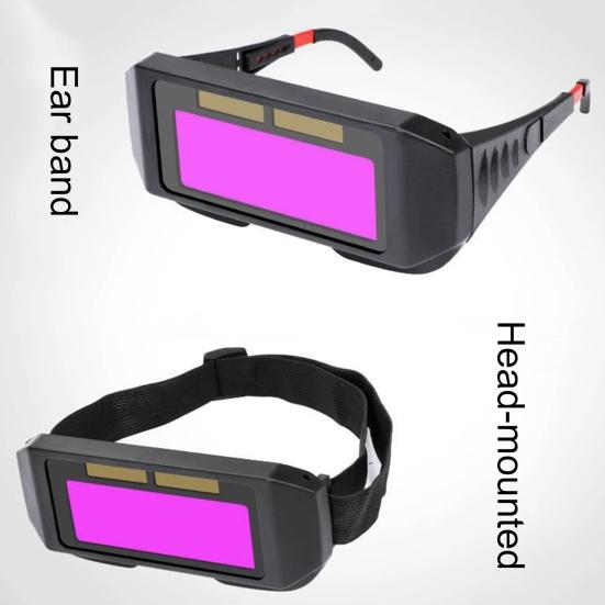 Очки сварщика защитные защитные очки для сварки с автозатемнением на солнечных батареях устойчивые к ультрафиолетовому излучению легкие удобные очки для сварщика