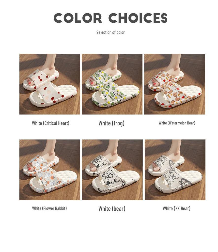 Unisex Summer Soft-Soled Slippers: Cushioned and Slip-Resistant for Home or Outdoor Wear