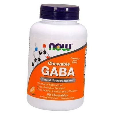 Жевательная ГАМК, Gaba 250 Chewable, 90таб Апельсин (72128046)