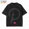 Polkadot Dot Crypto Currency Vintage Oversized Tshirt Xcs3