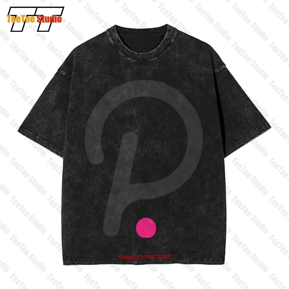 Polkadot Dot Crypto Currency Vintage Oversized Tshirt Xcs3