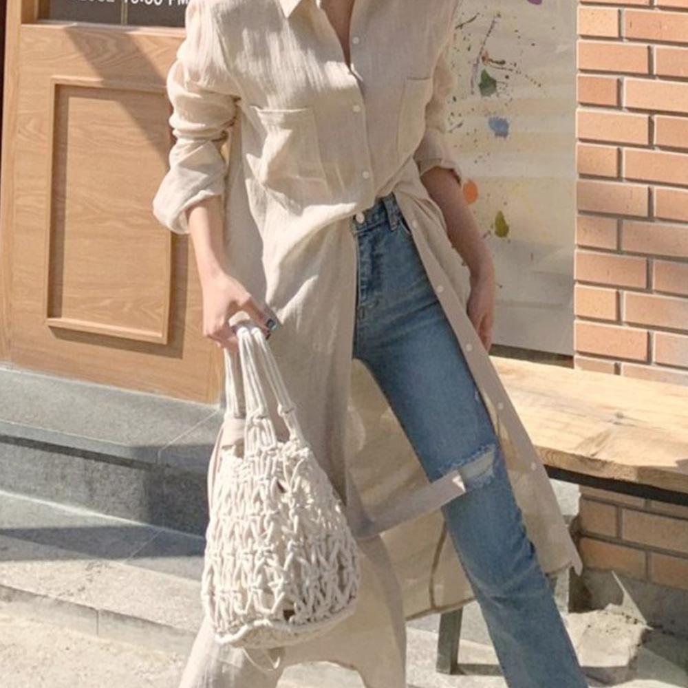MATTIERE MT_23605 Knit Tote Bag Net Knit Bag
