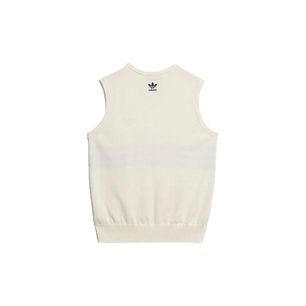 Adidas Originals X HUMAN MADE Tank Tops Men's White V neck Moderate GM4631