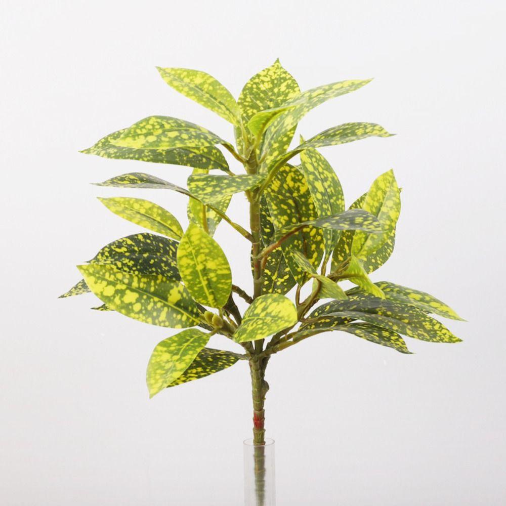 Искусственное растение 35 листьев Искусственный фикус Большое пластиковое тропическое дерево Баньян Реалистичное поддельное дерево фикус Свадебный декор