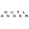 Новые 3D ABS OUTLANDER Наклейки с буквами на автомобиль, Эмблема на решетку переднего капота, Аксессуары в стиле наклейки
