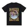 Смешная пародия на рыболовную игру Master Baiter, летняя мужская и женская одежда, модные футболки из хлопка с коротким рукавом, футболки большого размера