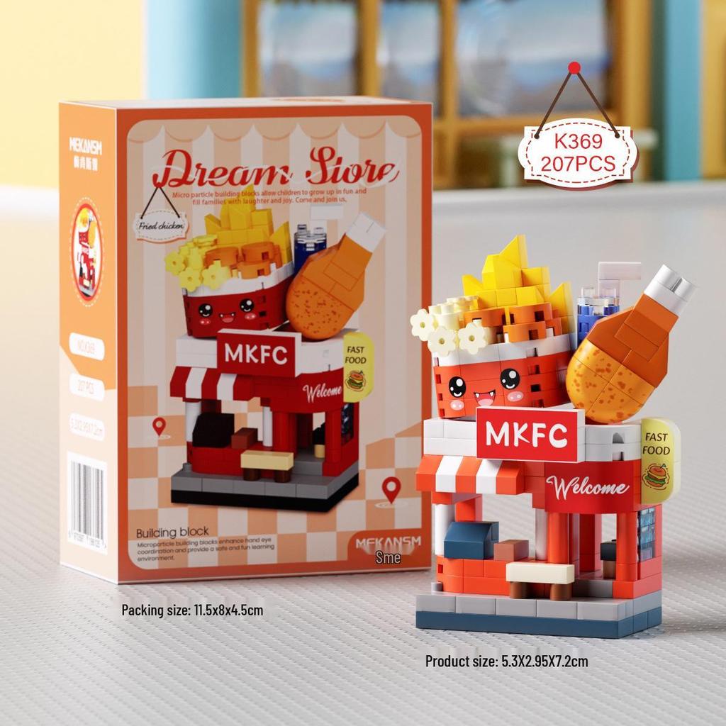 Trendy Anime Figurine Building Blocks Blind Box Toy - Compatible with LEGO, Ideal Gift for Elementary Students