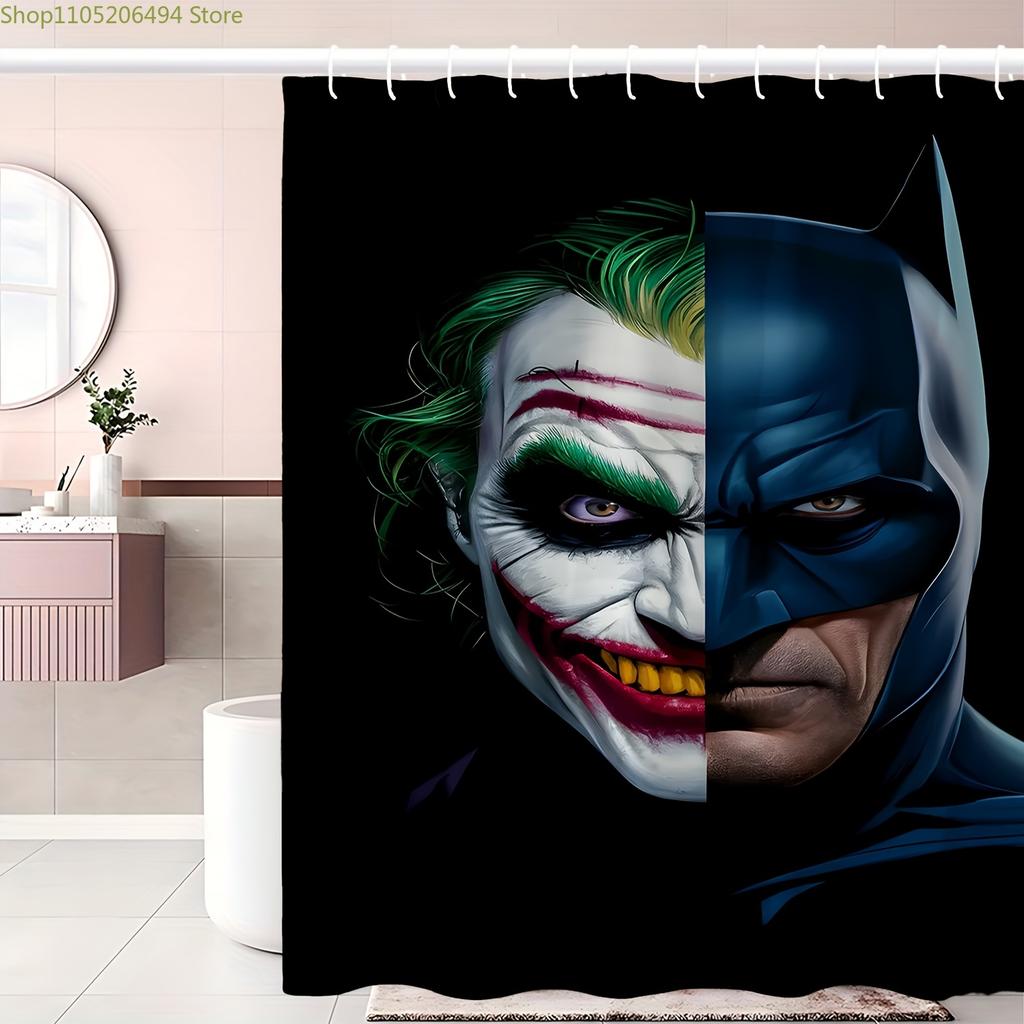 1 шт. Warner Bros. Тематическая шторка для душа в ванную, Машинная стирка, с дизайном анимации Гарри Поттер и Looney Tunes, Включает