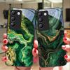 Зеленый мрамор для Y72 33S 11 03 36 96 Lite 35 16 Iqoo 12 V40 SE 5G 29 40 21 30 X80 Pro Vivo Чехол для телефона из закаленного стекла Черный