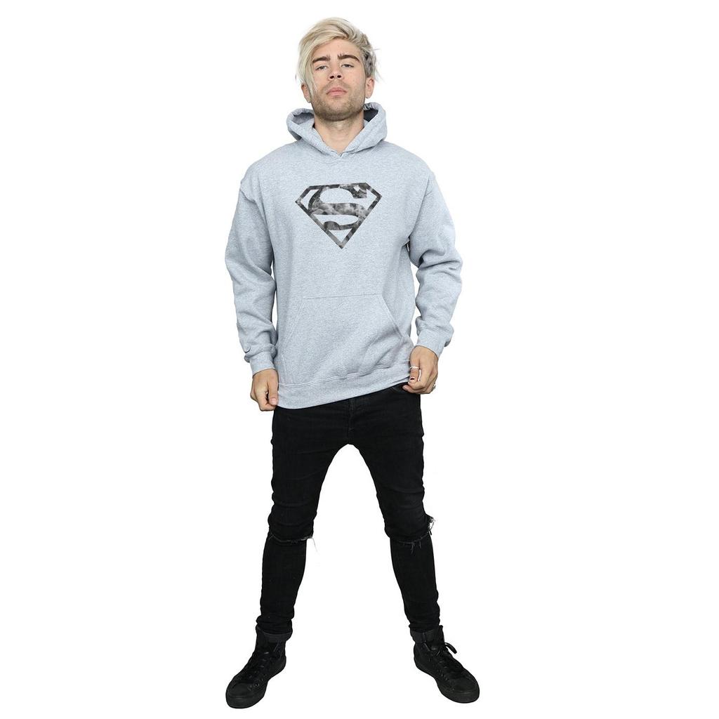 DC Comics Mens Superman Marble Logo Hoodie