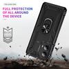 For Motorola Edge (2024) 5G Case PC+TPU Phone Cover with Rotary Ring Kickstand