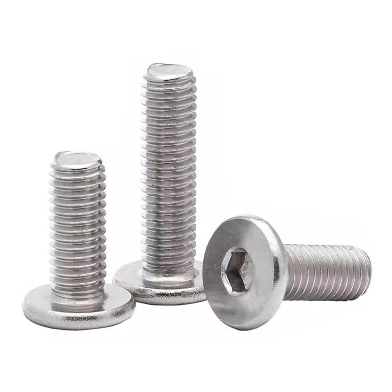 M2 M2,5 M3 M4 M5 M6 304 A2-70 Нержавеющая сталь с шестигранной головкой и шестигранной головкой Ультратонкий плоский бесфланцевый болт с шестигранной головкой