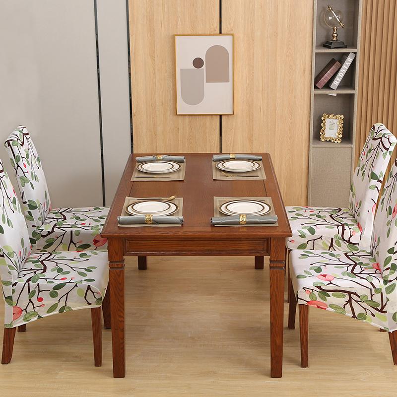 Чехол для стула с цветочным принтом и высокой спинкой, размер XL/M, эластичное платье для чехлов на стулья для столовой, свадьбы, банкета, домашнего декора
