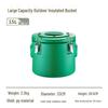 Большой емкости insulated food container из нержавеющей стали и ведро для молочного чая для использования на улице и в быту