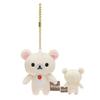 12Cm Cute Naked Relaxed Bear Rilakkuma Limited Series Plush Doll Pendant Popular Bear Doll Bag Pendant Keychain Gift
