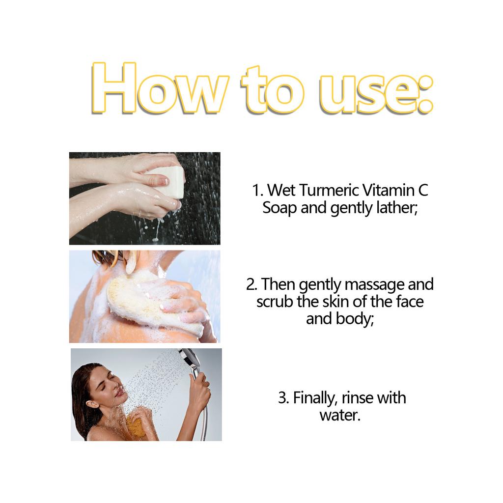 EELHOE Чистящее мыло с куркумой. Глубоко очищающее мыло. Мыло для ванны. Отбеливающее мыло. Увлажняющее чистящее средство. Избавьтесь от черных точек.