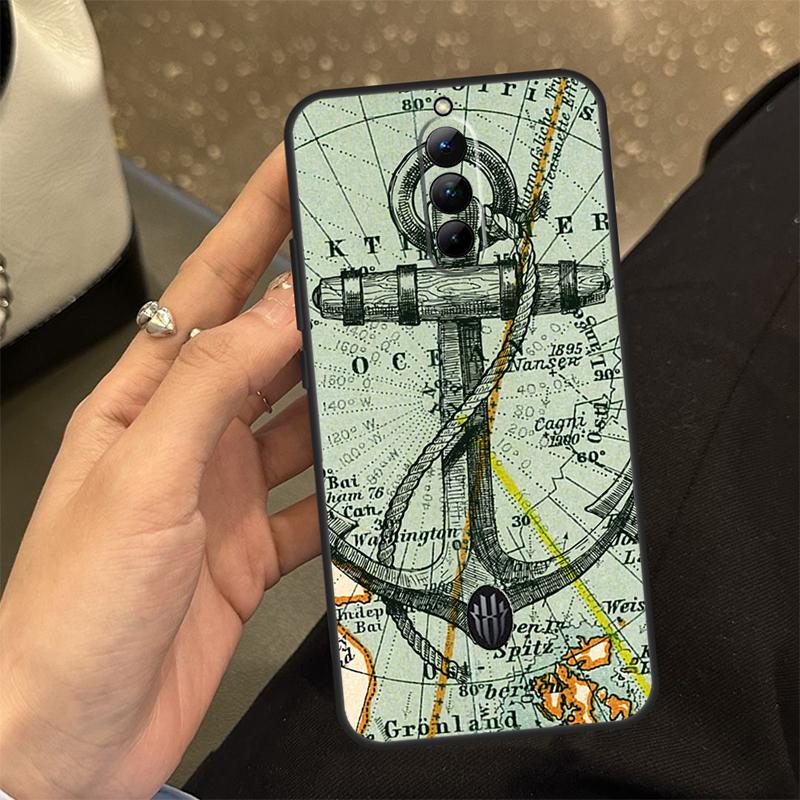 Чехол Anchor Sea Beach для Nubia Red Magic 8 8S Pro Plus 6 7 8 Pro 6S 7S Pro 6R 5S 5G Мягкий защитный чехол