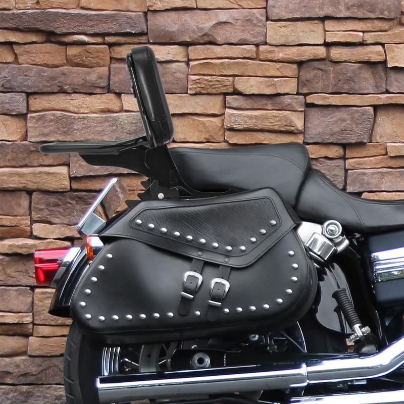 Sissy Bar Backrest Luggage Rack For Harley Dyna Street Bob FXDB 2006-2017 Low Rider FXDLS 2016-2017 Super Glide FXD 2006-2010