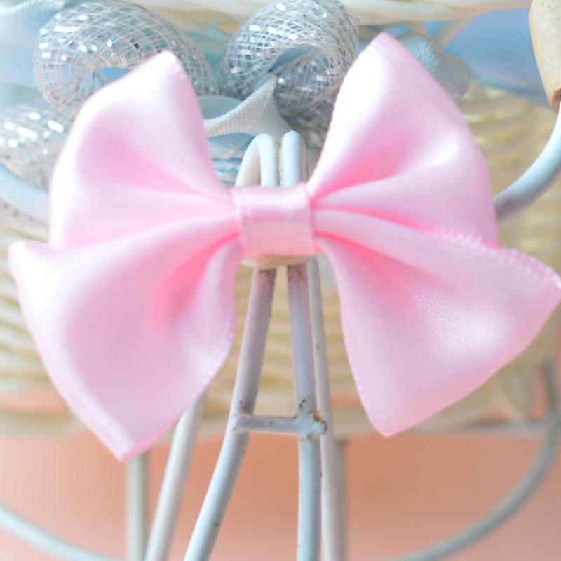DIY Happy Candy Box Упаковка Коробка Аксессуары Лента из полиэстера Лента-бантик Ручной работы Аксессуары для банта Двойной галстук