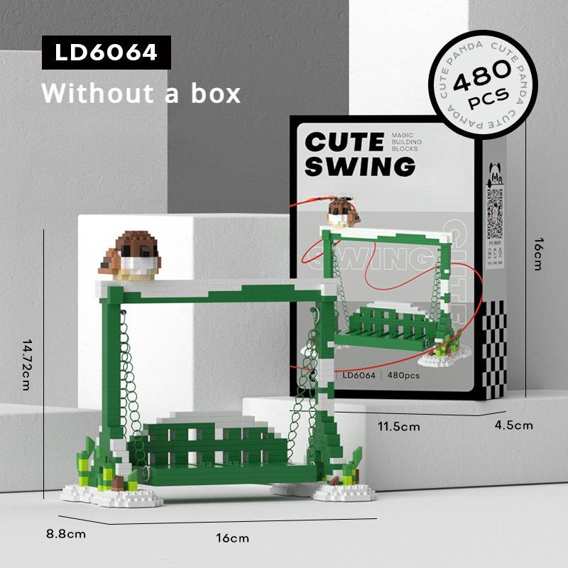 Children's Building Blocks Panda Toys Good Guy