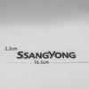 1pcs ABS forSsangyong car Letter Emblem CHND Fender side Rear tail trunk badge sticker Decal styling auto Accessories