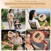 Baby-Specific Small Fan, Traditional Household Hand-Held Fan for Children, Summer Mosquito-Repelling Banana Leaf Fan, Handmade and Portable