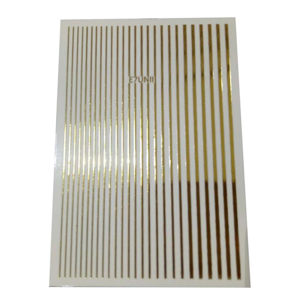 M&B House Waterproof 3D Nail Sticker Striping Tape Line DIY Foil Manicure Adhesive Decal