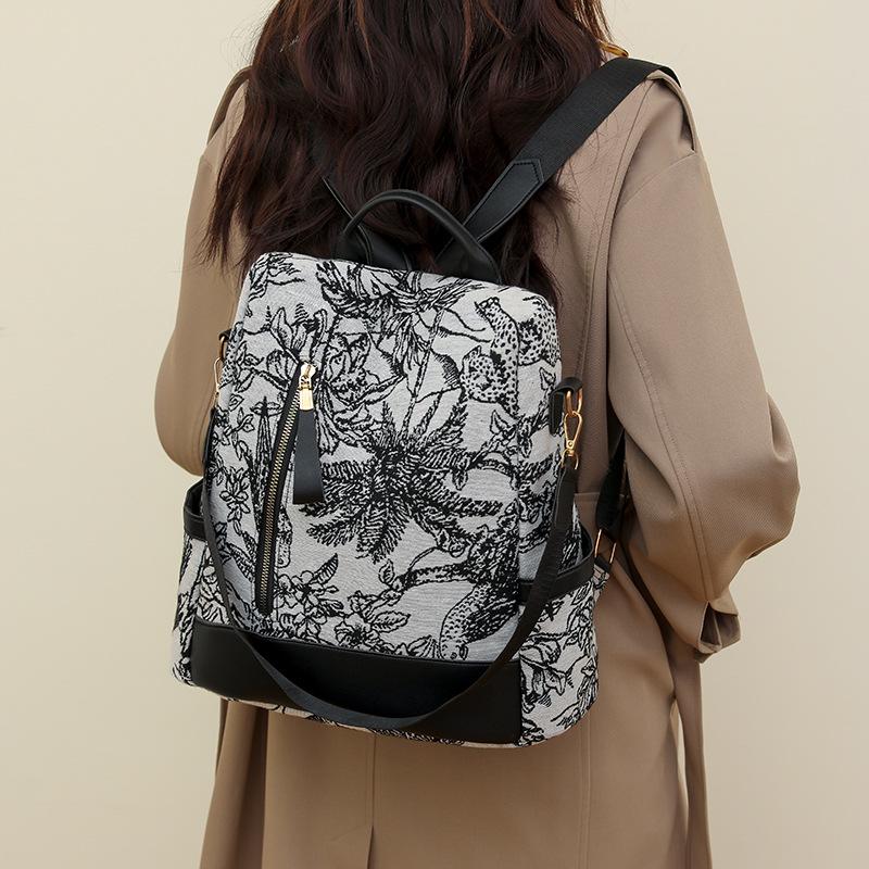 Женский ретро многофункциональный рюкзак 2023: Трендовый, Вместительный, Простой дизайн