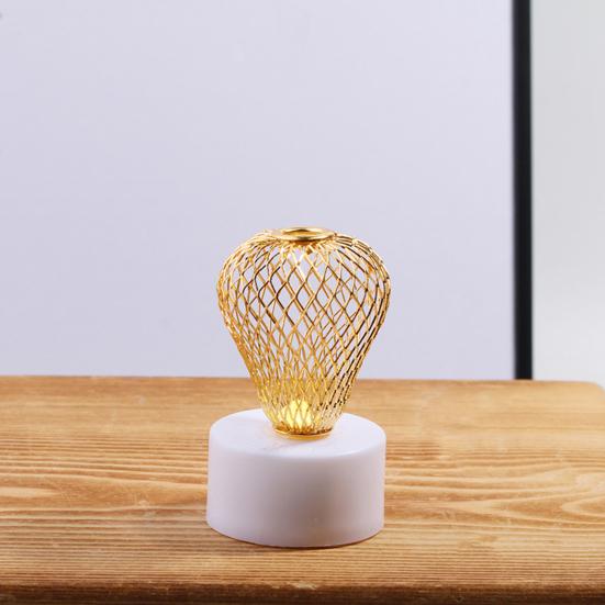 Звезда Луна железная художественная сетка подсвечник свеча лампа в деревенском стиле форма для дисплея Рамадан Ид Мубарак праздничное украшение