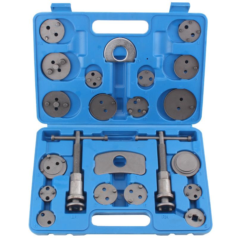 13/22pcs Car Disc Brake Caliper Pump Return Tool Set Wind Back Kit Brake Pad Replacement for Automobiles Garage Repair Tools