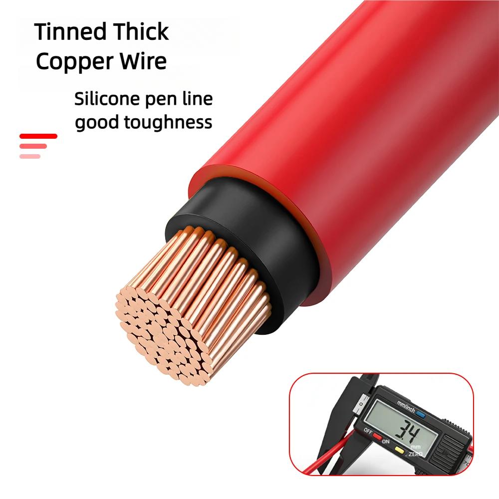 Silicone Multimeter Probe Test Leads Needle Tip Multi Meter Tester Lead Probe Wire Pen Cable Anti freezing scalding