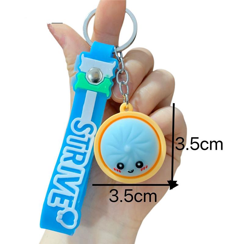 3 шт. Брелоки для пельменей Милые Баоцзы С пароваркой Случайный цвет Для подарочных пакетов Подвески Брелоки Брелоки Сувениры для гостей