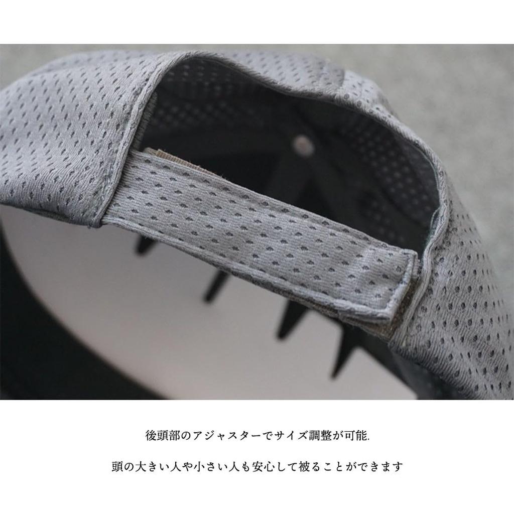 Spargel Short Brim Mesh Short Brim Baseball Cap for Men and Cap, Breathable, Women, Spring/Summer (White)