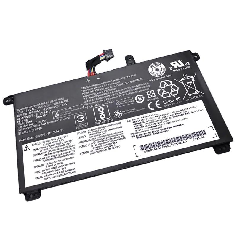 ОПТОВАЯ продажа Новый 01AV493 Аккумулятор для ноутбука Для Lenovo ThinkPad T570 T580 P51S P52S SB10L84121 00UR890 00UR891 00UR892