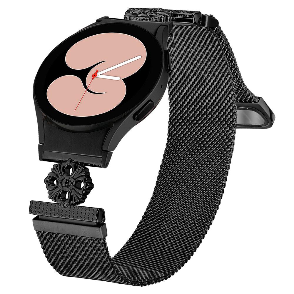 Для Samsung Galaxy Watch 5 Pro/Watch 5/Watch4 Миланский браслет из нержавеющей стали с быстросъемным соединителем