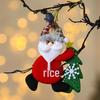 Cross-Border Small Santa Christmas Ornaments - Tree Accessories and Cloth Art Gifts