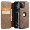 Кожаный чехол-бумажник для iPhone 16 15 14 13 12 11 Pro Max XS XR [Блокировка RFID] Тонкая магнитная книжка с держателем для карт