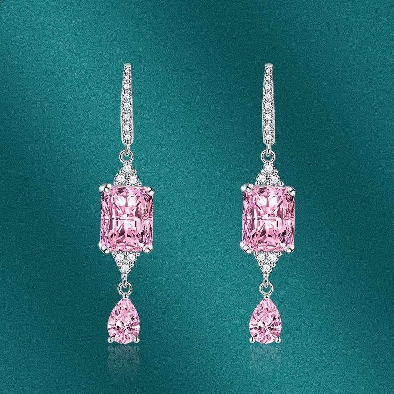Sace Gems Classic Copper Alloy Zircon Earrings Ladies Jewelry Wedding Promise Party Gift