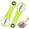 1pc Green 4 In 1 Fruit Cutter Scoop Carving Knife Fruit Dig Pulp Separator Fruit Platter Kitchen Gadgets Acces