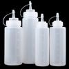 3Pcs Squeeze Squirt Condiment Bottles With Cap Lid Salad Sauce Dispenser Bottle