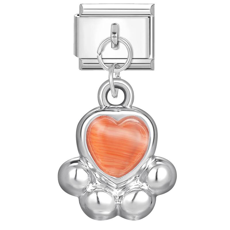 Мультяшные Милые Кошки Собаки Лапа Сердце Ночь Луна Цветы Итальянские Шармы-Звенья Подходят для Браслета из Нержавеющей Стали 9 мм Женщины DIY Изготовление Подарки