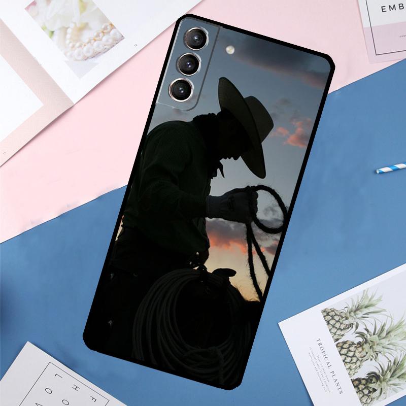 Ковбойский чехол для Samsung Galaxy S24 Ultra S20 S21 S22 S23 S25 Ultra S9 S10 Plus S25 FE Задняя крышка