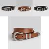 Premium Cowhide Dress Belt For Women With Metal Pin Buckle For Work And Casual