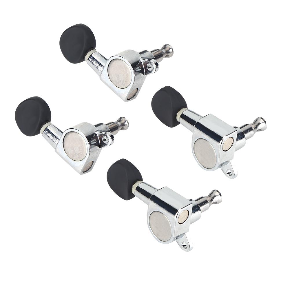 2R 2L Closed Aluminum Alloy Machine Heads String Tuning Key Pegs Tuners for Ukulele